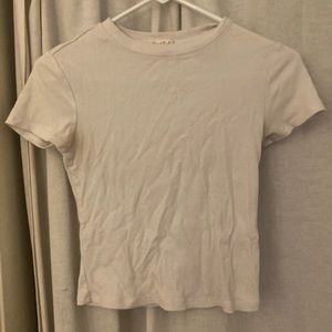 White baby tee